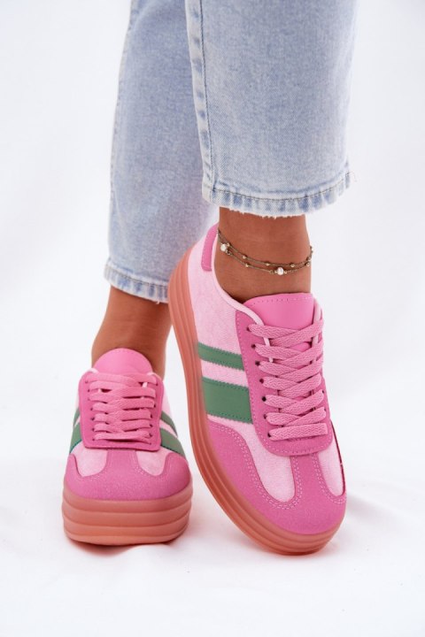 Buty Sportowe Model Ovivene BL607P Pink - Step in style