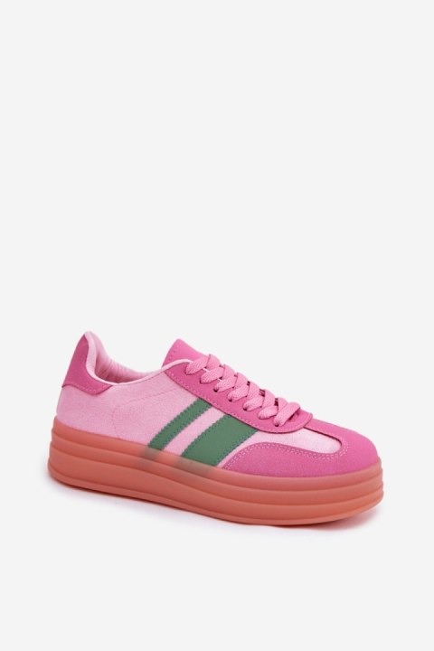 Buty Sportowe Model Ovivene BL607P Pink - Step in style