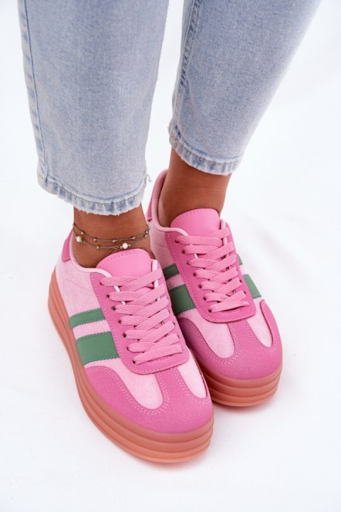 Buty Sportowe Model Ovivene BL607P Pink - Step in style