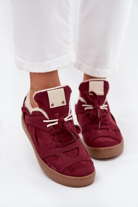 Buty Sportowe Model Solvia BL617P Bordo - Step in style