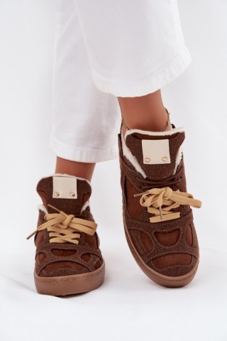 Buty Sportowe Model Solvia BL617P Brown - Step in style