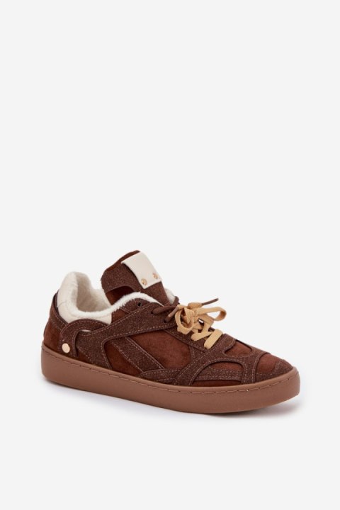 Buty Sportowe Model Solvia BL617P Brown - Step in style
