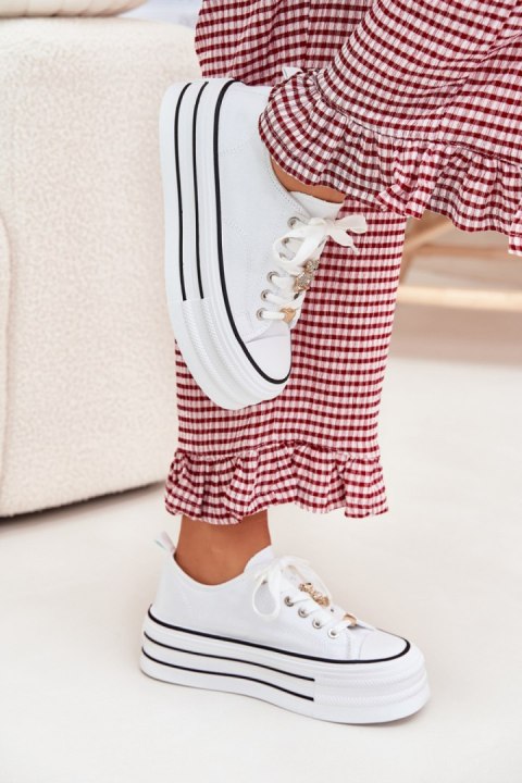 Trampki Model Fiorina 890-4B White - Step in style