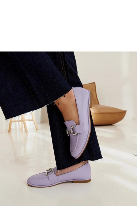 Fioletowe mokasyny z cyrkoniami Marija - Solea Hurtownia odzieży on-line, moda damska, bielizna i obuwie dla kobiet - Matterhorn