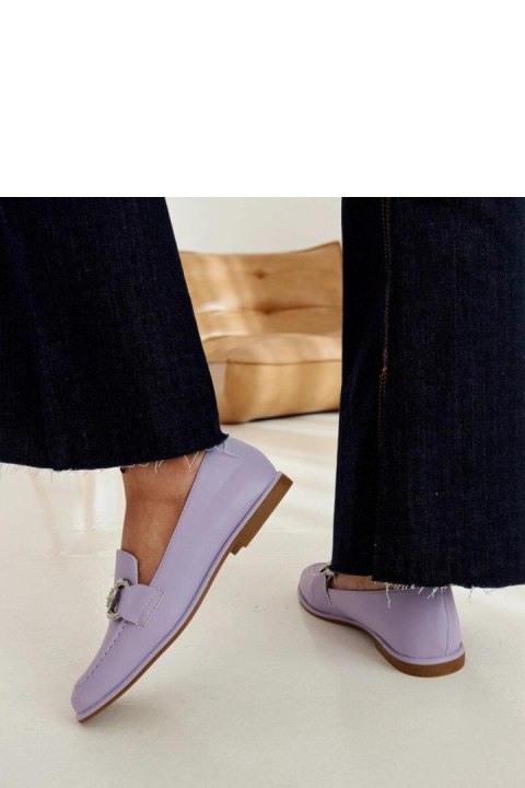 Fioletowe mokasyny z cyrkoniami Marija - Solea Hurtownia odzieży on-line, moda damska, bielizna i obuwie dla kobiet - Matterhorn