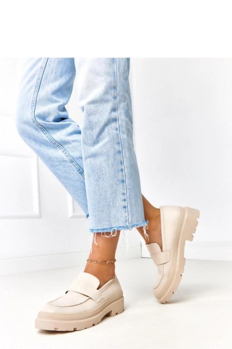 Mokasyny Model Seraphin MP405 Beige - Solea