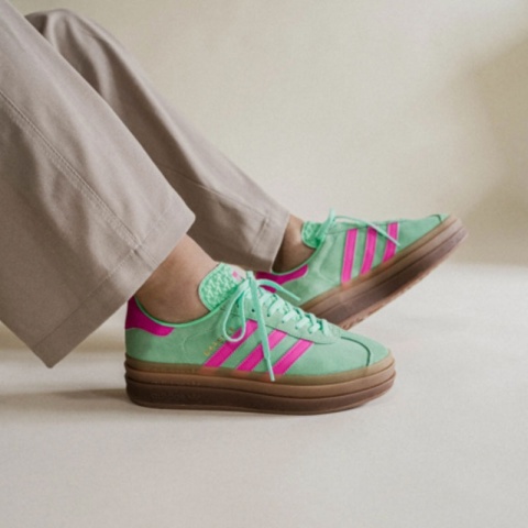 Adidas Gazelle Bold W- H06125, Zielony