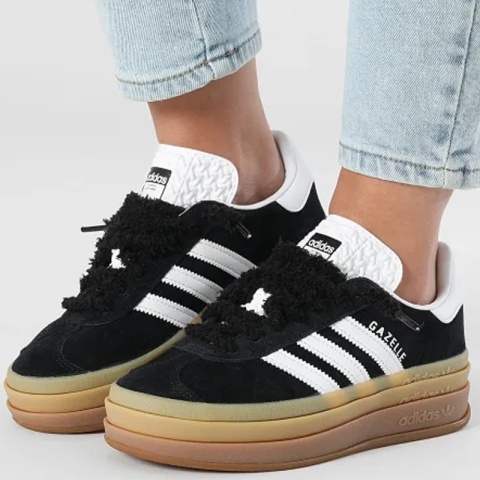 Adidas Gazelle Bold W- IE0876, Czarny