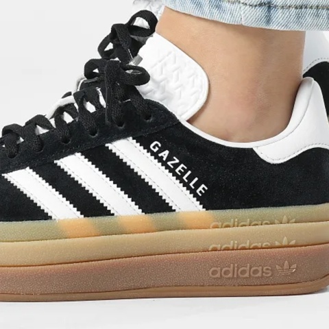 Adidas Gazelle Bold W- IE0876, Czarny