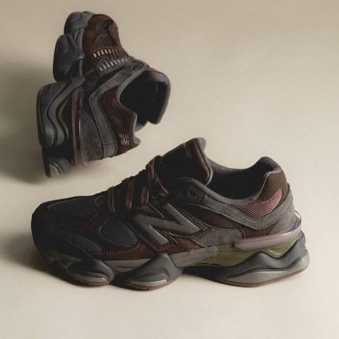 New Balance 9060 -U9060BCG, Bordowy Szary