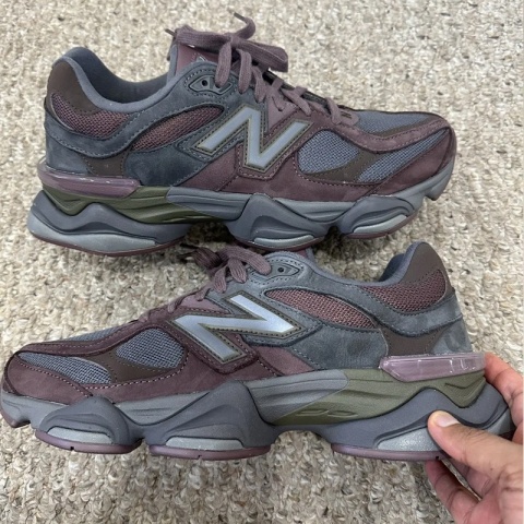 New Balance 9060 -U9060BCG, Bordowy Szary