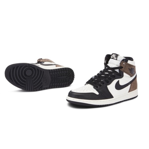 Air Jordan 1 Retro High OG -555088-105, Czarny Biały