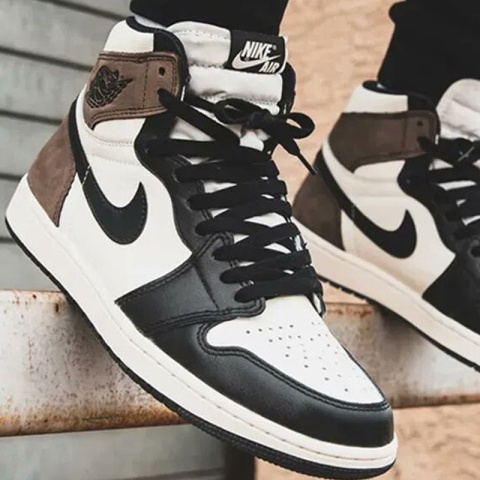 Air Jordan 1 Retro High OG -555088-105, Czarny Biały