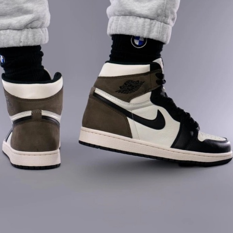 Air Jordan 1 Retro High OG -555088-105, Czarny Biały