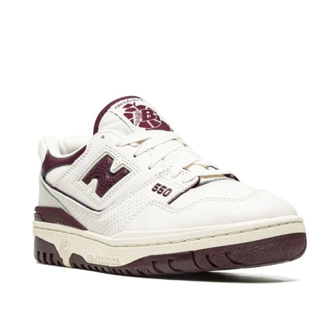 New Balance 550 - BB550AR1, Biały Burgundowy