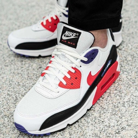 Nike Air Max 90 - AJ1285-106, Biały Czerwony