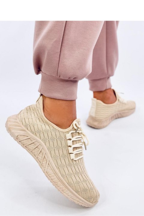 Buty sportowe skarpetkowe BARKES BEIGE - Inello