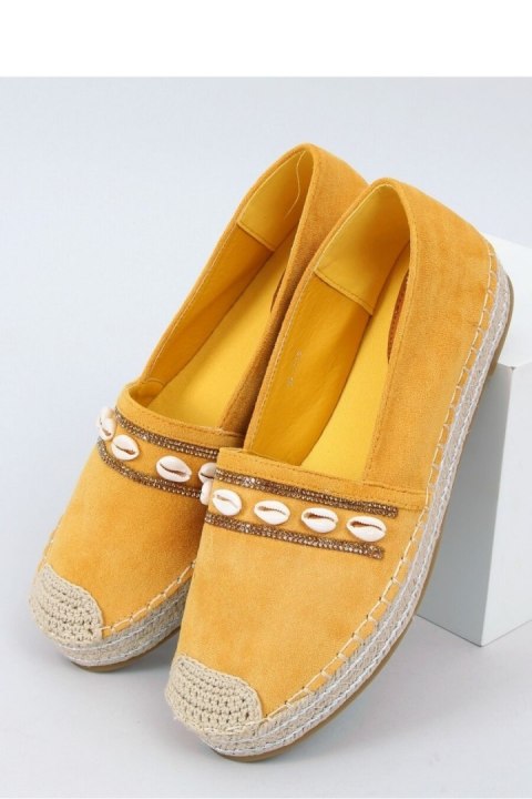 ESPADRYLE Z MUSZELKAMI MIODOWE 6771 YELLOW - Inello