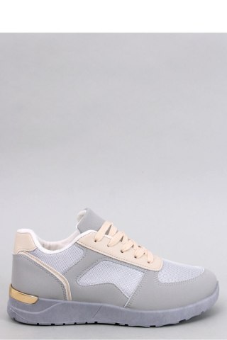 Sneakersy damskie leciutkie DOLEH GREY - Inello