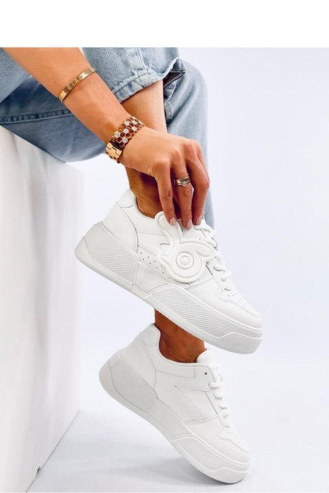 Sneakersy na platformie BROADY ALLWHITE - Inello