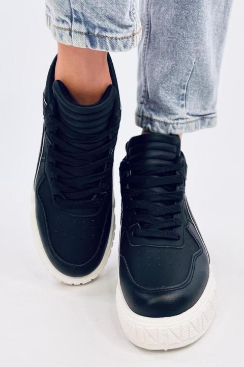 Sneakersy za kostkę GAHINE BLACK - Inello