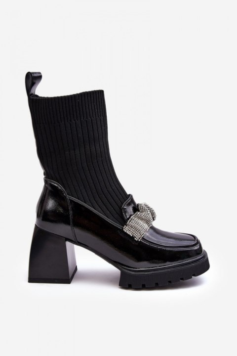 Botki Model DA MR870-41 Black - Step in style