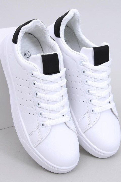 Sneakersy damskie HELARY WHITE/BLACK - Inello