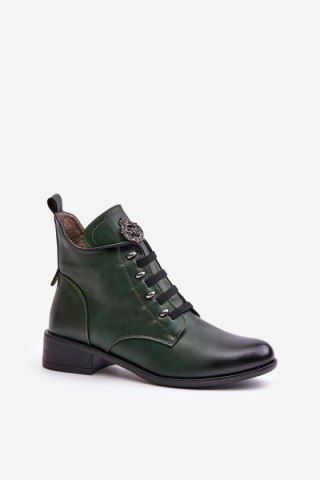 Botki Model Nevalia ASA198-21 Green - Step in style