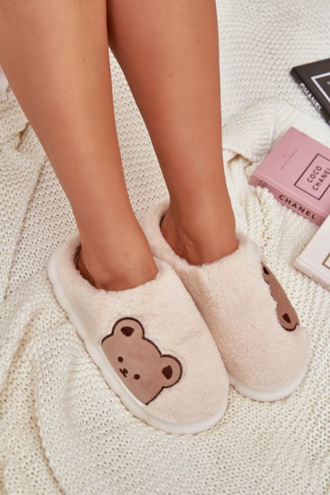 Kapcie Model Firedi Light Beige - Step in style