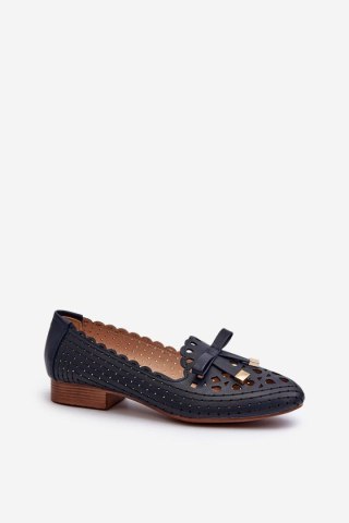 Baleriny Model Nestavia ASA222-1 Navy - Step in style