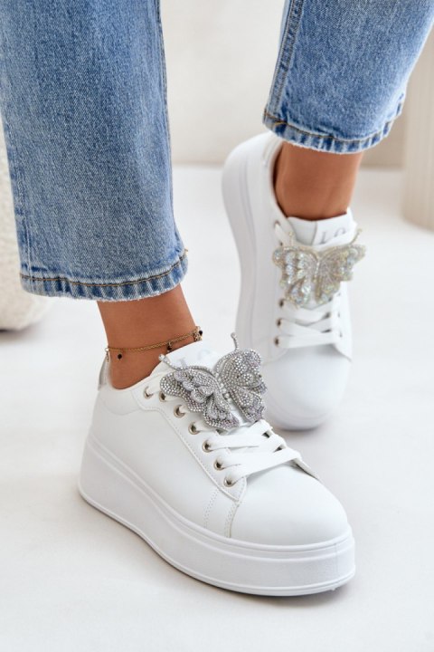 Buty Sportowe Model Naritevia YY-23 White/Silver - Step in style