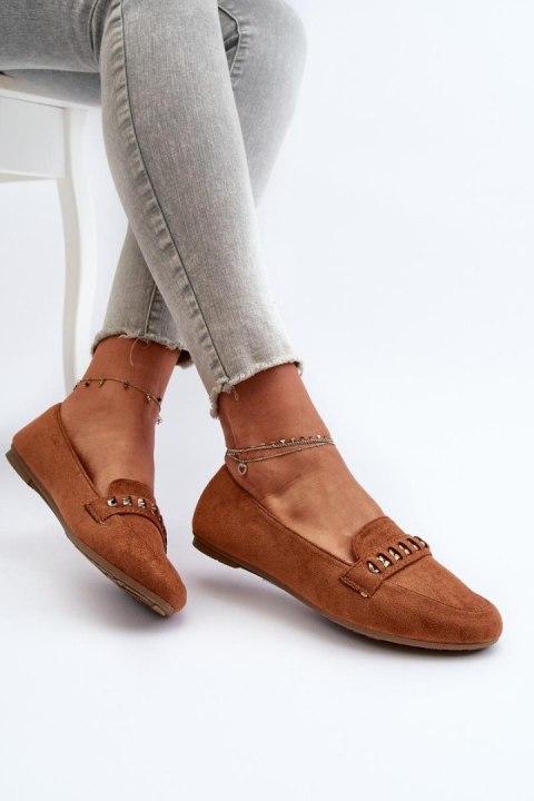 Mokasyny Model Aredilla 9988-73 camel - Step in style