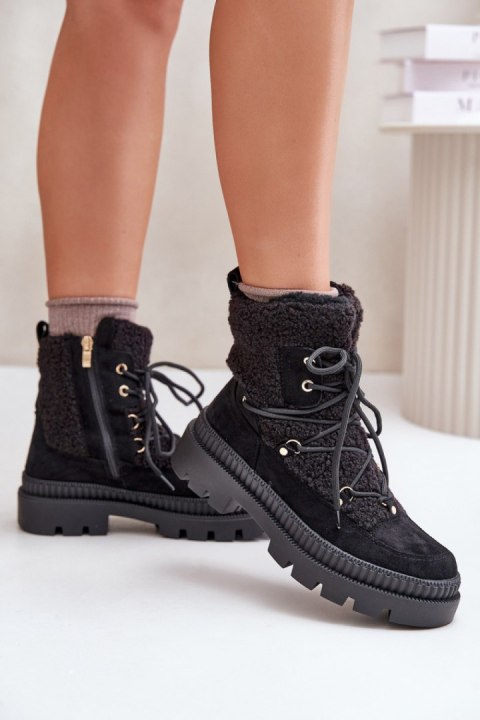 Botki Model Merilana A8902 Black - Step in style Botki Model Merilana A8902 Black - Step in style