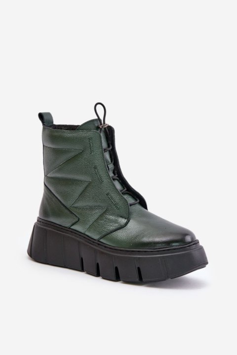 Botki Model Zazoo 60472 Dark Green - Step in style