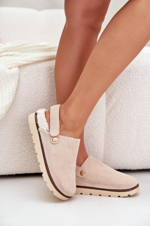 Kapcie Model Sanilora 100-418 Beige - Step in style