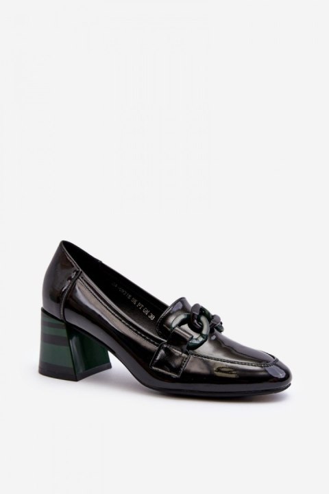 Czółenka Model Paliotte 58318 Black/Green - Step in style