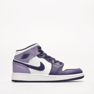 Nike Air Jordan 1 Mid Fioletowo-Białe