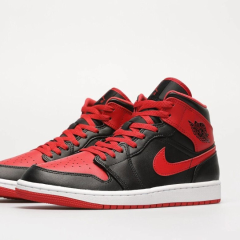 Nike Air Jordan 1 Mid Czarno-Czerwone