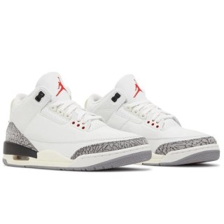 Buty sportowe NIKE Jordan 3 Retro White Cement Reimagined - DN3707-100