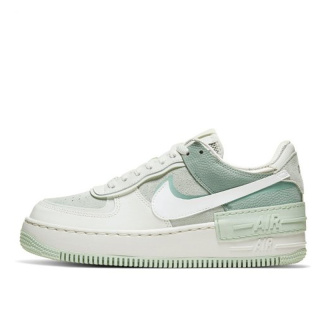 Nike Air Force 1 Shadow Wmns CW2655-001,szarość z pistacjową zielenią