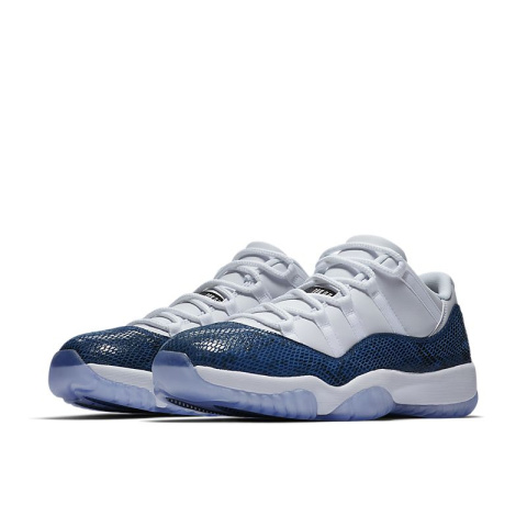 Nike Air Jordan 11 Retro Low 'Blue Snakeskin' CD6846_102 Nike Air Jordan 11 Retro Low 'Blue Snakeskin' CD6846_102