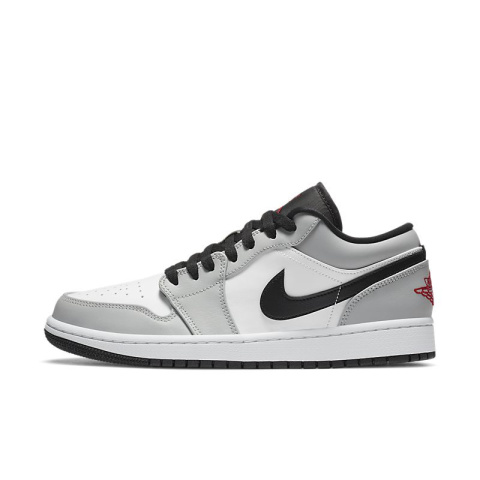 Air Jordan 1 Low 'Light Smoke Grey'- 553558-030, Szary Air Jordan 1 Low 'Light Smoke Grey'- 553558-030, Szary