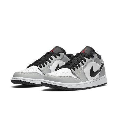 Air Jordan 1 Low 'Light Smoke Grey'- 553558-030, Szary Air Jordan 1 Low 'Light Smoke Grey'- 553558-030, Szary